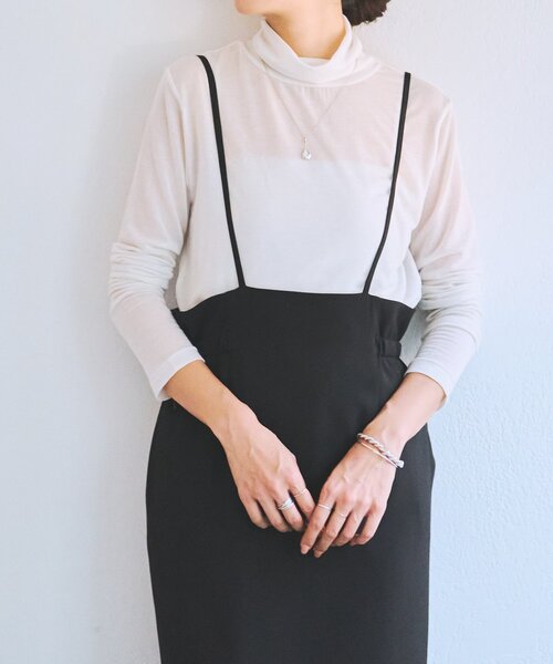 LIVETART（リヴェタート）の「《LIVETART》ストレッチツイル２WAYスカート（スカート・レディース・アイボリー/ブラック・FREE）」の20枚目の写真