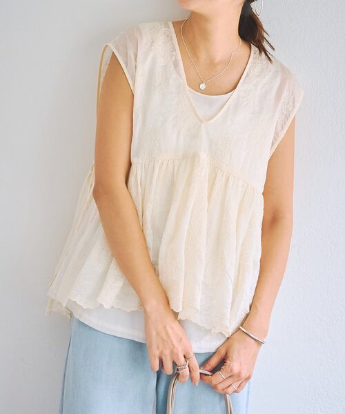 BEARDSLEY(ビアズリー)の「完売カラー追加検討中《HiROMITHiSTLE》ペイズリーブラウス(シャツ/ブラウス・レディース・ブラック/アイボリー・FREE)」の4枚目の写真