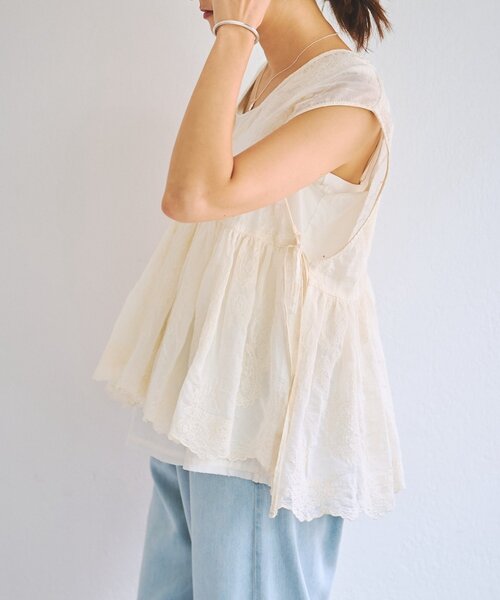 BEARDSLEY(ビアズリー)の「完売カラー追加検討中《HiROMITHiSTLE》ペイズリーブラウス(シャツ/ブラウス・レディース・ブラック/アイボリー・FREE)」の5枚目の写真