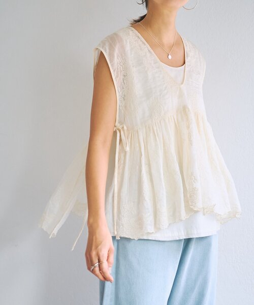 BEARDSLEY(ビアズリー)の「完売カラー追加検討中《HiROMITHiSTLE》ペイズリーブラウス(シャツ/ブラウス・レディース・ブラック/アイボリー・FREE)」の7枚目の写真