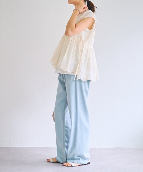 BEARDSLEY(ビアズリー)の「完売カラー追加検討中《HiROMITHiSTLE》ペイズリーブラウス(シャツ/ブラウス・レディース・ブラック/アイボリー・FREE)」の12枚目の写真