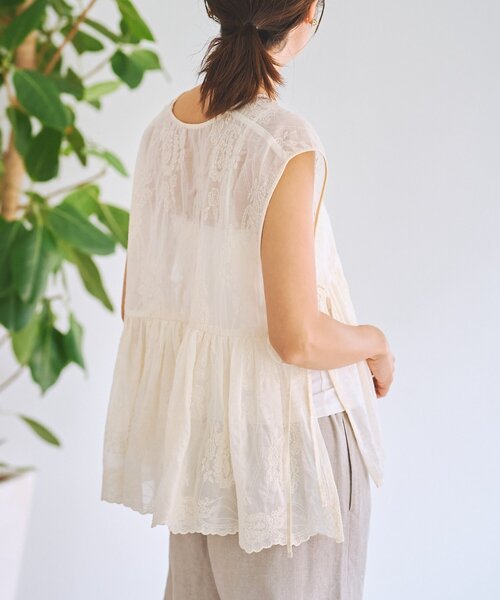 BEARDSLEY(ビアズリー)の「完売カラー追加検討中《HiROMITHiSTLE》ペイズリーブラウス(シャツ/ブラウス・レディース・ブラック/アイボリー・FREE)」の15枚目の写真