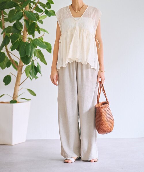 BEARDSLEY(ビアズリー)の「完売カラー追加検討中《HiROMITHiSTLE》ペイズリーブラウス(シャツ/ブラウス・レディース・ブラック/アイボリー・FREE)」の16枚目の写真