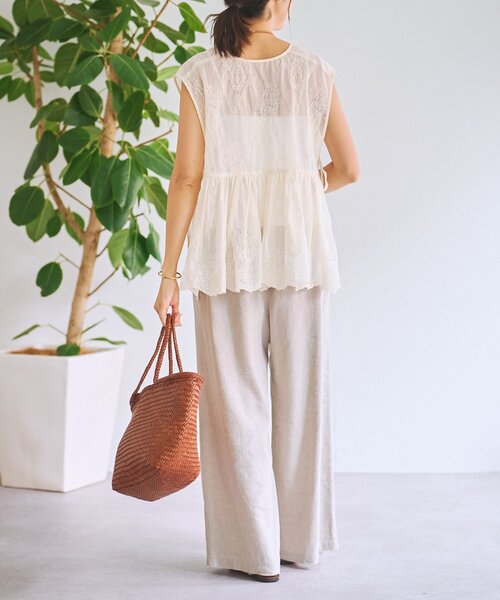 BEARDSLEY(ビアズリー)の「完売カラー追加検討中《HiROMITHiSTLE》ペイズリーブラウス(シャツ/ブラウス・レディース・ブラック/アイボリー・FREE)」の18枚目の写真