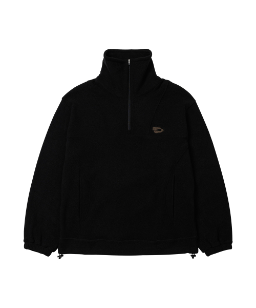 WELLBEING EXPRESS(ウェルビーイングエクスプレス)の「Fleece Half Zip Up Black(その他トップス・レディース・その他・ONE SIZE)」の1枚目の写真