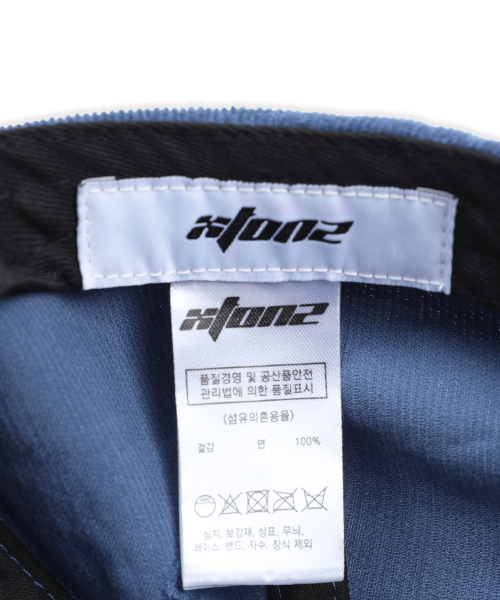 XTONZ（エクストーンズ）の「XTA091 EDC 5パネルコーデュロイボールキャップ (ブルー)（キャップ・レディース・その他・FREE）」の8枚目の写真