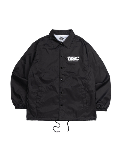 NSC COACH JACKET (BLACK)（ナイロンジャケット）｜NET SOCIAL CLUB