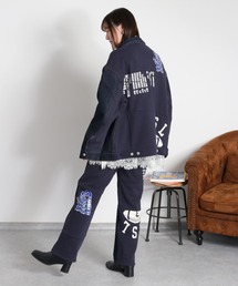 cepo | 〈セットアップ対応〉REMAKEデニム×スウェットジャケット(デニムジャケット)