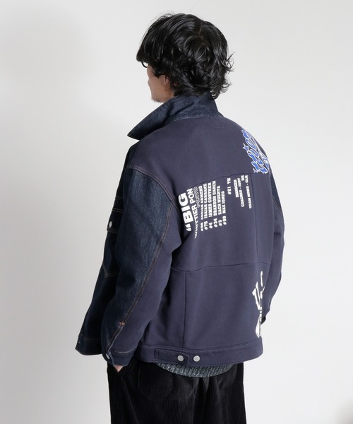 cepo(セポ)の「〈セットアップ対応〉REMAKEデニム×スウェットジャケット(デニムジャケット・レディース・ワンウォッシュ/ブルー系2・M)」の19枚目の写真