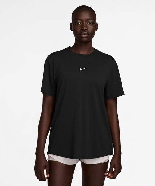 NIKE(ナイキ)の「ナイキ NIKE ナイキ ワン リラックスド DF S/S トップ(Tシャツ/カットソー・レディース・ブラック・S/M/L/XL)」の1枚目の写真