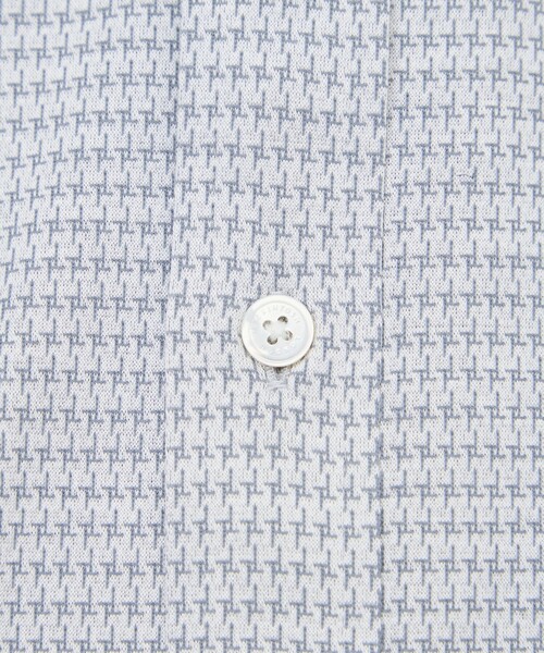 MACKINTOSH LONDON（マッキントッシュ ロンドン）の「【FLEX JERSEY】千鳥ジャカードジャージーシャツ（シャツ/ブラウス・メンズ・ブルー系その他4/グレー・L/XL/S/M）」の11枚目の写真