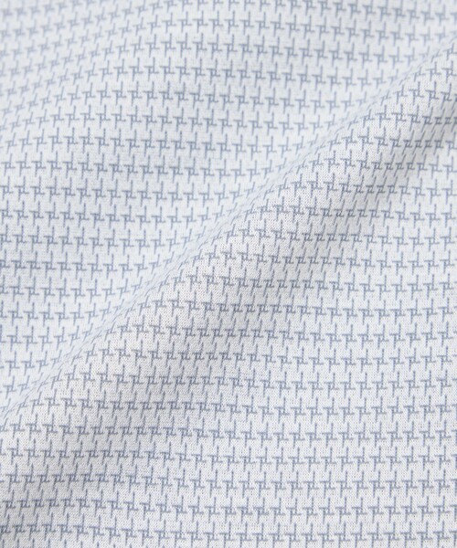 MACKINTOSH LONDON（マッキントッシュ ロンドン）の「【FLEX JERSEY】千鳥ジャカードジャージーシャツ（シャツ/ブラウス・メンズ・ブルー系その他4/グレー・L/XL/S/M）」の12枚目の写真