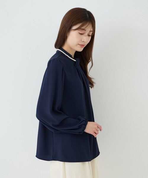 Jayro(ジャイロ)の「ネックレス付きブラウス(シャツ/ブラウス・レディース・ホワイト系その他/ベージュ・M)」の5枚目の写真
