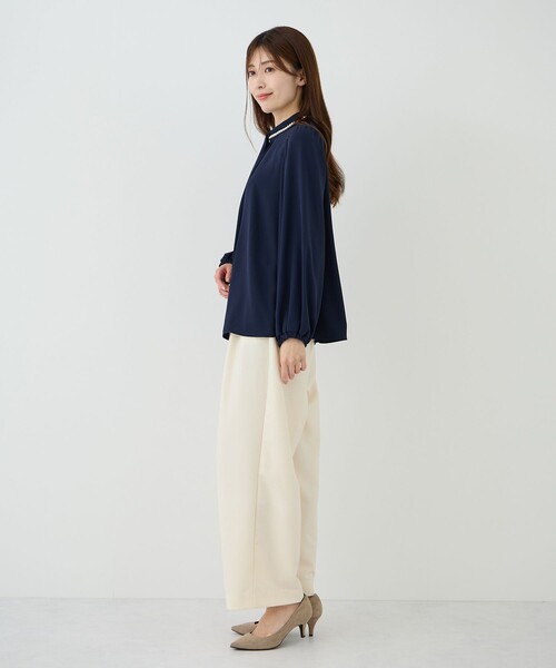 Jayro(ジャイロ)の「ネックレス付きブラウス(シャツ/ブラウス・レディース・ホワイト系その他/ベージュ・M)」の9枚目の写真