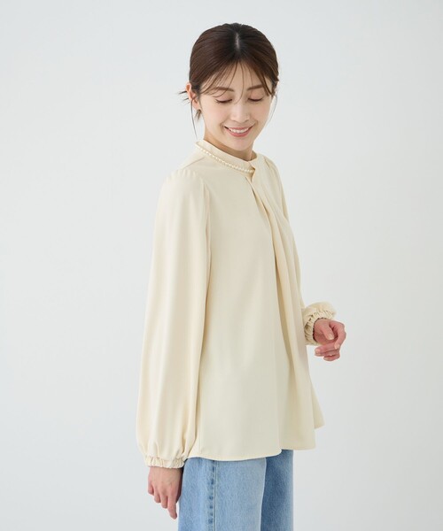 Jayro(ジャイロ)の「ネックレス付きブラウス(シャツ/ブラウス・レディース・ホワイト系その他/ベージュ・M)」の13枚目の写真