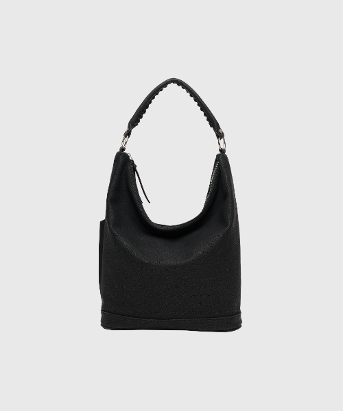 GENERAL IDEA（ジェネラルアイデア）の「【GENERAL IDEA】マンデーホーボーバッグ / monday hobo bag（ショルダーバッグ・レディース・ブラウン/ブラック・FREE）」の8枚目の写真