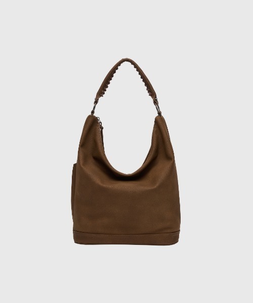 GENERAL IDEA（ジェネラルアイデア）の「【GENERAL IDEA】マンデーホーボーバッグ / monday hobo bag（ショルダーバッグ・レディース・ブラウン/ブラック・FREE）」の13枚目の写真