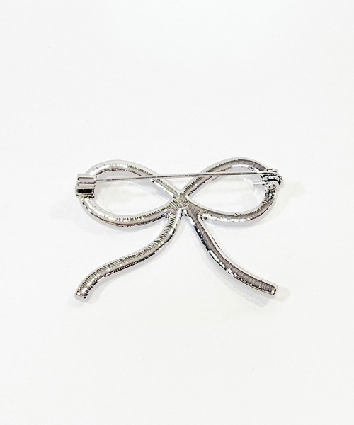 RUIRUE BOUTIQUE（ルイルエブティック）の「リボンブローチ2type（ブローチ/コサージュ・レディース・ゴールド系1/シルバー/シルバー系1/ゴールド・FREE）」の17枚目の写真