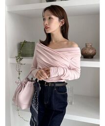 FRAY I.D | ギャザーオフショルカットソー(Tシャツ/カットソー)