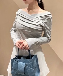 FRAY I.D（フレイアイディー）の「ギャザーオフショルカットソー（Tシャツ/カットソー）」