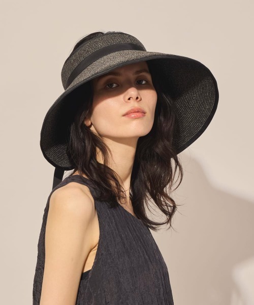 arth(アース)の「arth Rollable Braid Sun Visor / アース(サンバイザー・レディース・ブルー/ブラック・FREE)」の2枚目の写真
