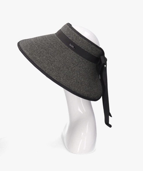 arth(アース)の「arth Rollable Braid Sun Visor / アース(サンバイザー・レディース・ブルー/ブラック・FREE)」の8枚目の写真