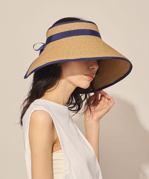 arth(アース)の「arth Rollable Braid Sun Visor / アース(サンバイザー・レディース・ブルー/ブラック・FREE)」の16枚目の写真