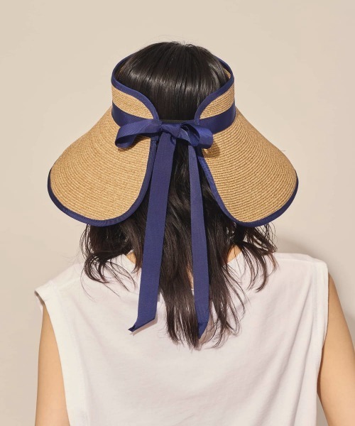 arth(アース)の「arth Rollable Braid Sun Visor / アース(サンバイザー・レディース・ブルー/ブラック・FREE)」の17枚目の写真