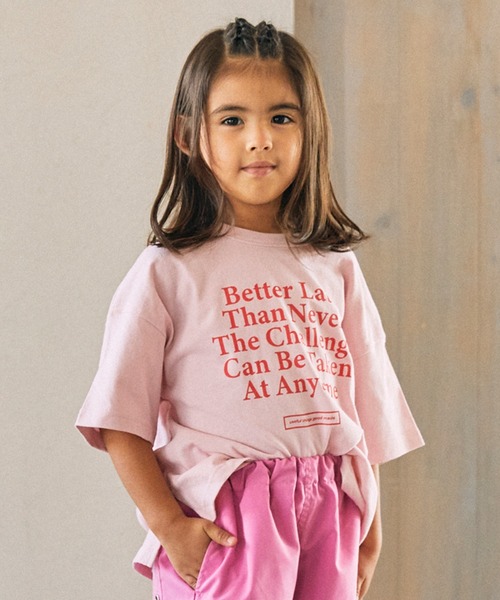 GENERATOR(ジェネレーター)の「ジェネレーター Better Tシャツ(Tシャツ/カットソー・キッズ・ベージュ系その他/ピンク/チャコールグレー・M/L/XL)」の3枚目の写真