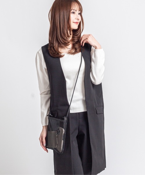 marco masi(マルコマージ)の「【MARCO MASI/マルコ・マージ】チュールバッグ ポシェット ショルダーバッグ(ショルダーバッグ・レディース・ブラウン/ネイビー/ブラック・FREE)」の9枚目の写真
