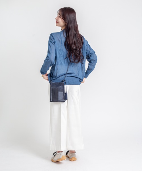 marco masi(マルコマージ)の「【MARCO MASI/マルコ・マージ】チュールバッグ ポシェット ショルダーバッグ(ショルダーバッグ・レディース・ブラウン/ネイビー/ブラック・FREE)」の22枚目の写真