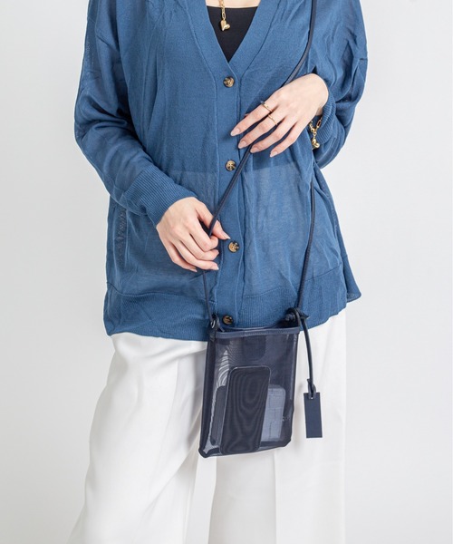 marco masi(マルコマージ)の「【MARCO MASI/マルコ・マージ】チュールバッグ ポシェット ショルダーバッグ(ショルダーバッグ・レディース・ブラウン/ネイビー/ブラック・FREE)」の21枚目の写真