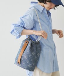 russet | デニムジャガード3WAY巾着バッグ(ショルダーバッグ)