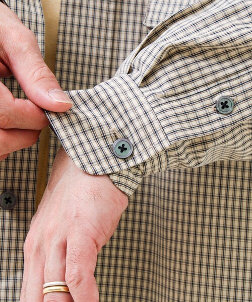 GLOSTER（グロスター）の「【ギアディテール】チェック フィッシングシャツ（シャツ/ブラウス・メンズ・ブラック系その他/ブルー系その他/ベージュ系その他・S/M/L）」の20枚目の写真