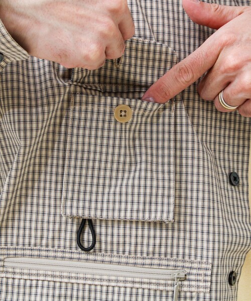 GLOSTER（グロスター）の「【ギアディテール】チェック フィッシングシャツ（シャツ/ブラウス・メンズ・ブラック系その他/ブルー系その他/ベージュ系その他・S/M/L）」の22枚目の写真