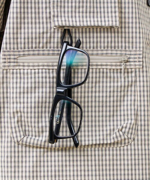 GLOSTER（グロスター）の「【ギアディテール】チェック フィッシングシャツ（シャツ/ブラウス・メンズ・ブラック系その他/ブルー系その他/ベージュ系その他・S/M/L）」の12枚目の写真