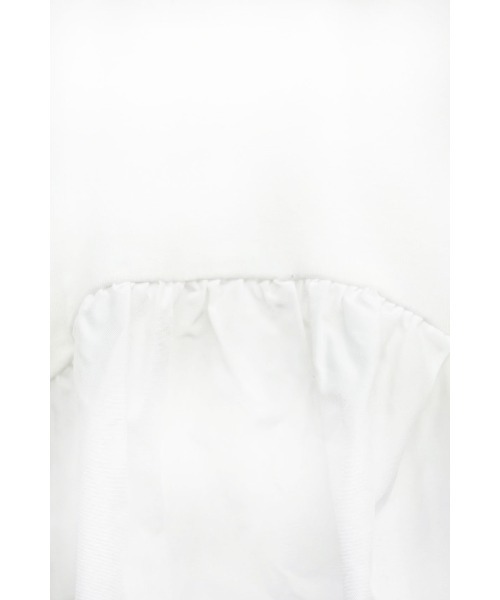 HONEY MI HONEY（ハニーミーハニー）の「taffeta frill long t-shirt（Tシャツ/カットソー・レディース・グレー/ブラック/ピンク/ホワイト・FREE）」の15枚目の写真