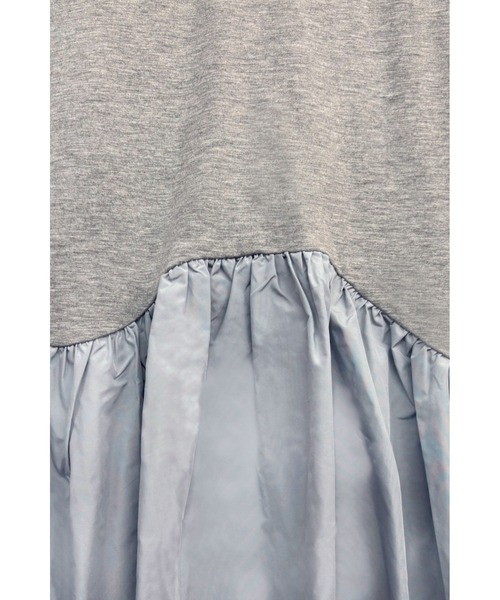 HONEY MI HONEY（ハニーミーハニー）の「taffeta frill long t-shirt（Tシャツ/カットソー・レディース・グレー/ブラック/ピンク/ホワイト・FREE）」の17枚目の写真