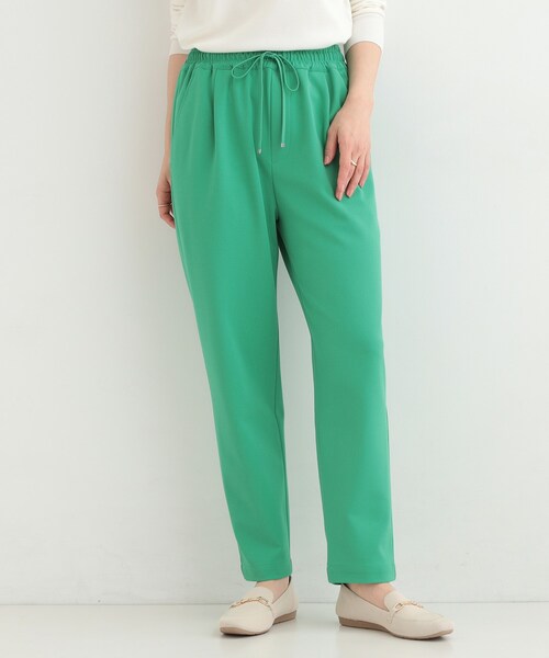 SHOO・LA・RUE(シューラルー)の「【SS-LL/洗濯後しわになりにくい】スマートに見えるイージーテーパードパンツ(その他パンツ・レディース・ブラック/ライトベージュ/ベビーピンク/グリーン/ネイビー・10/03/04/02/01)」の10枚目の写真