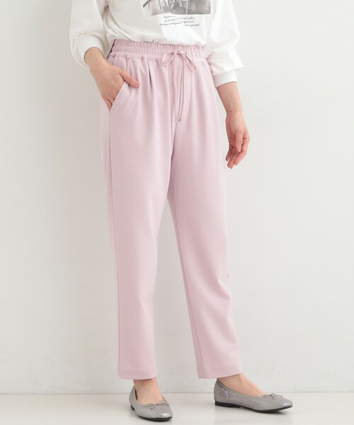 SHOO・LA・RUE(シューラルー)の「【SS-LL/洗濯後しわになりにくい】スマートに見えるイージーテーパードパンツ(その他パンツ・レディース・ブラック/ライトベージュ/ベビーピンク/グリーン/ネイビー・10/03/04/02/01)」の19枚目の写真