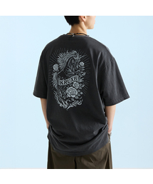 ユニコーンピグメントTシャツチャコール
