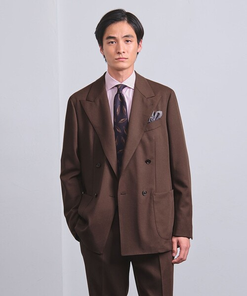 SOVEREIGN(ソブリン)の「ALUMO/ピンク キャンディストライプ ワイドカラーシャツ(シャツ/ブラウス・メンズ・ライトピンク・41cm/40cm)」の3枚目の写真