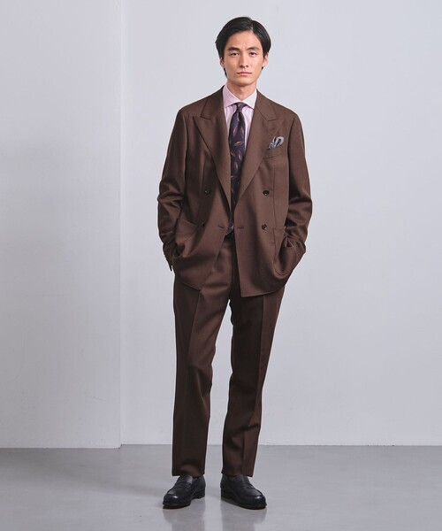 SOVEREIGN(ソブリン)の「ALUMO/ピンク キャンディストライプ ワイドカラーシャツ(シャツ/ブラウス・メンズ・ライトピンク・41cm/40cm)」の4枚目の写真