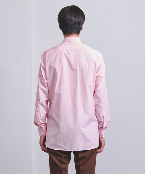 SOVEREIGN(ソブリン)の「ALUMO/ピンク キャンディストライプ ワイドカラーシャツ(シャツ/ブラウス・メンズ・ライトピンク・41cm/40cm)」の7枚目の写真