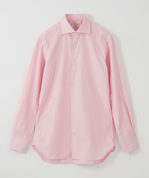 SOVEREIGN(ソブリン)の「ALUMO/ピンク キャンディストライプ ワイドカラーシャツ(シャツ/ブラウス・メンズ・ライトピンク・41cm/40cm)」の8枚目の写真