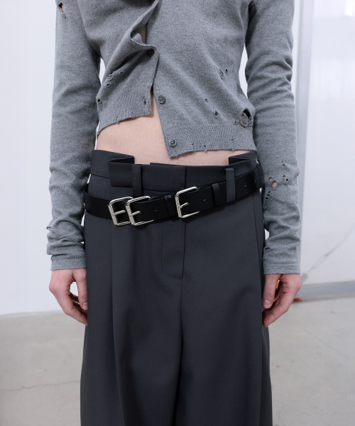 LCDC TM(エルシーディーシーティーエム)の「BACK-PLEATED WIDE PANTS (GREY)(スラックス・レディース・その他・SMALL/MEDIUM)」の8枚目の写真