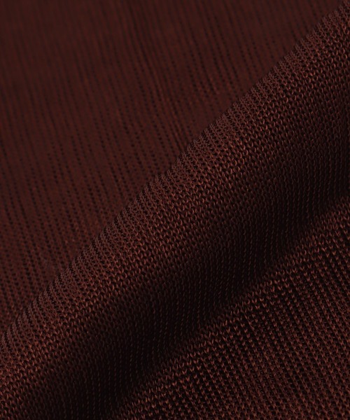 MARCOMONDE(マルコモンド)の「【MARCOMONDE / マルコモンド】sheer ribbed high socks(ソックス/靴下・レディース・ピンク/レッド/ブラウン/イエロー・FREE)」の6枚目の写真