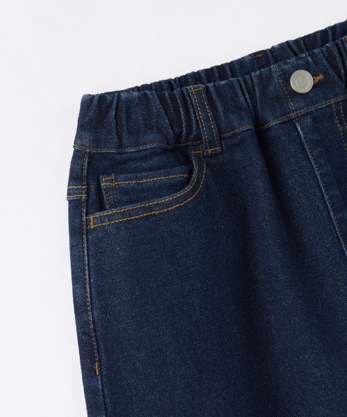 MUSINSA STANDARD KIDS（ムシンサスタンダードキッズ）の「起毛ワイドデニムパンツ [ディープインディゴ]（デニムパンツ・レディース・その他・100/110/120/130/140/150/160）」の6枚目の写真