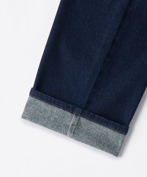 MUSINSA STANDARD KIDS（ムシンサスタンダードキッズ）の「起毛ワイドデニムパンツ [ディープインディゴ]（デニムパンツ・レディース・その他・100/110/120/130/140/150/160）」の8枚目の写真