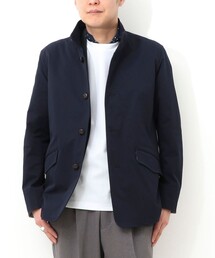 NOLLEY'S LIGHT（ノーリーズライト）の「《ビジカジ対応》ストレッチ　スタンドブルゾン（ブルゾン）」